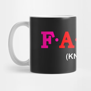 Faris  - Knight. Mug